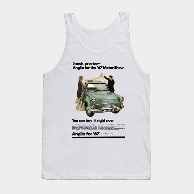 FORD ANGLIA - 1960s advert Tank Top by Throwback Motors